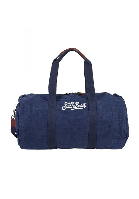 Borsone Mc2 Saint Barth Jetleg uomo JETLEGROUND00277H Blu doppio manico tasca interna tracolla zip MC2 SAINT BARTH | Borsoni | JETLEGROUND00277H61